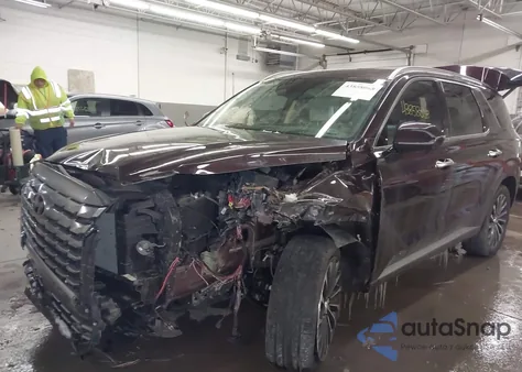 2024 Hyundai Palisade Calligraphy из США, поврежденный, VIN KM8R7DGE3RU738579